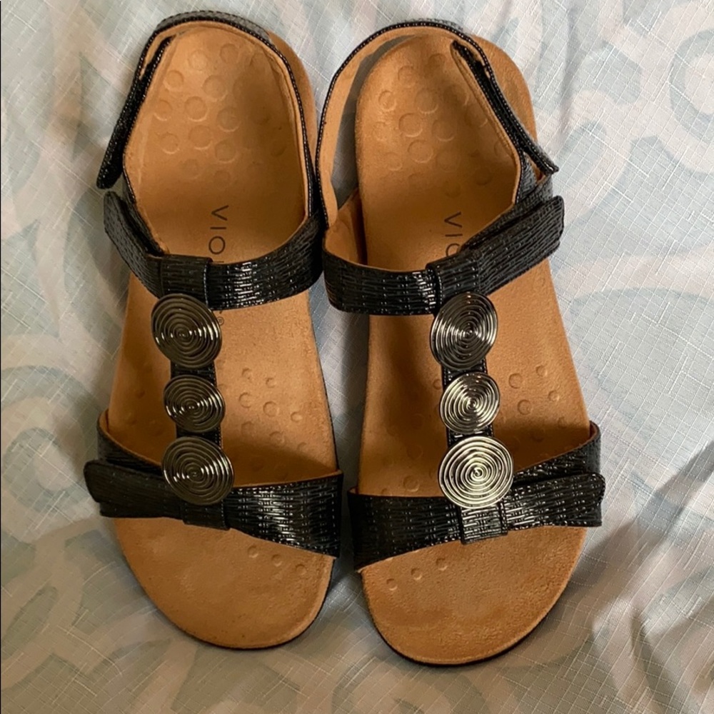 Vionic Farra Sandals sz 8 black